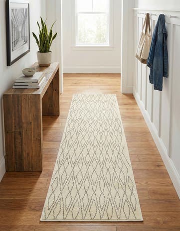 Ivory Titania Runner Rug