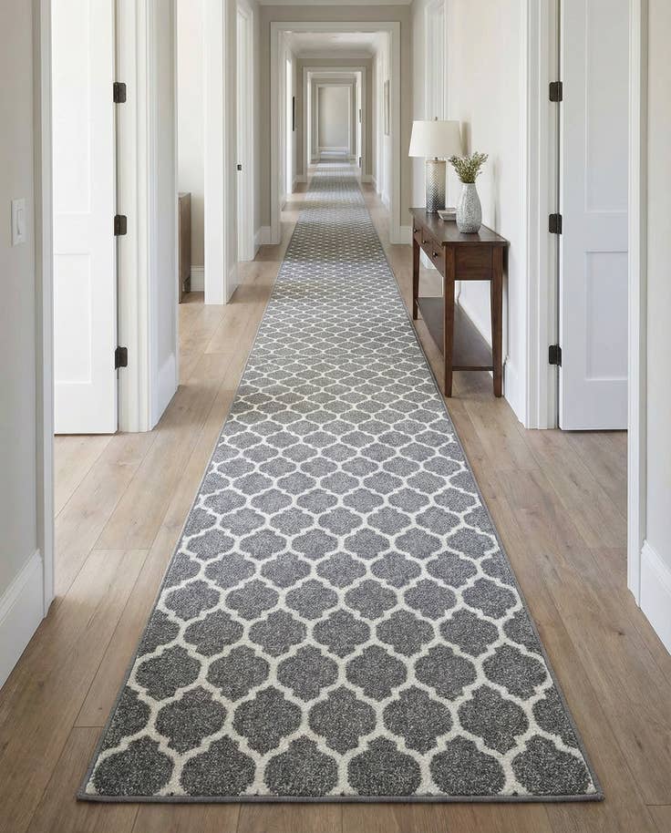 Detail image of 2' 7 x 19' 8 Lattice Runner Rug