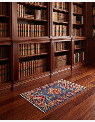 1' 11 x 2' 10 Hand Knotted Kazak Rug