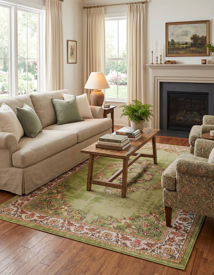 Detail image of 5' 3 x 8' Lucerne Rug