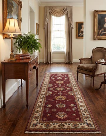 2' 8 x 8' 4 Hand Knotted Pershawar Ziegler Runner Rug