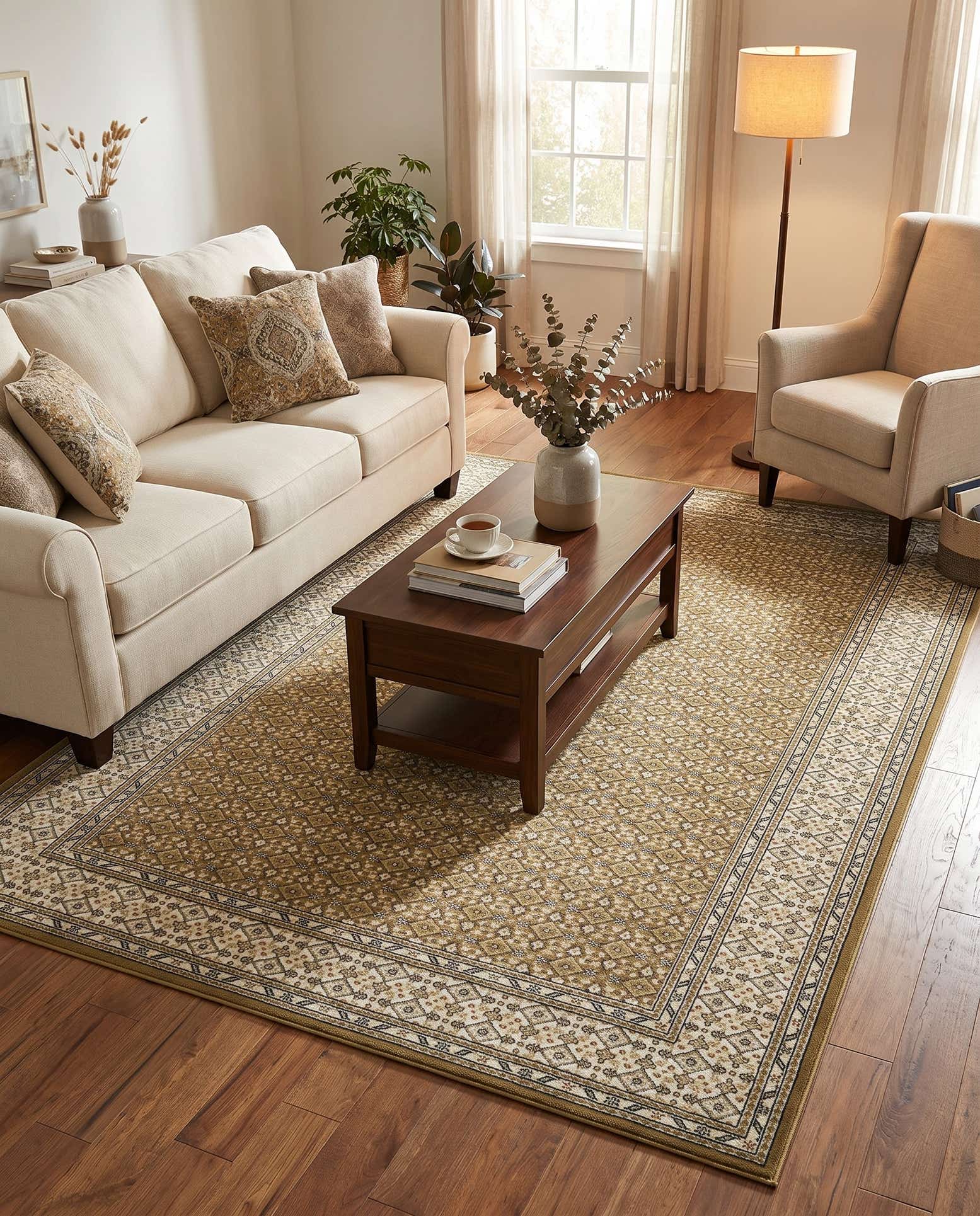 5' 3 x 8' Nain Design Rug