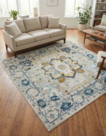 7' 10 x 7' 10 Madeline Vintage Square Rug