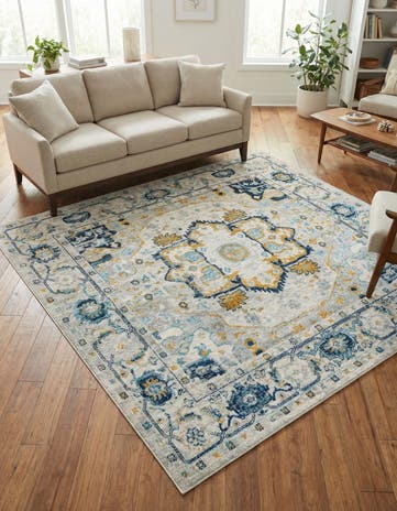 7' 10 x 7' 10 Madeline Vintage Square Rug