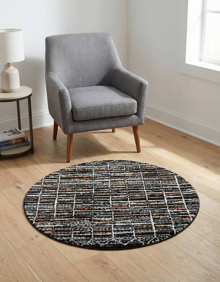 Detail image of 3' 3 x 3' 3 Aramis Round Rug