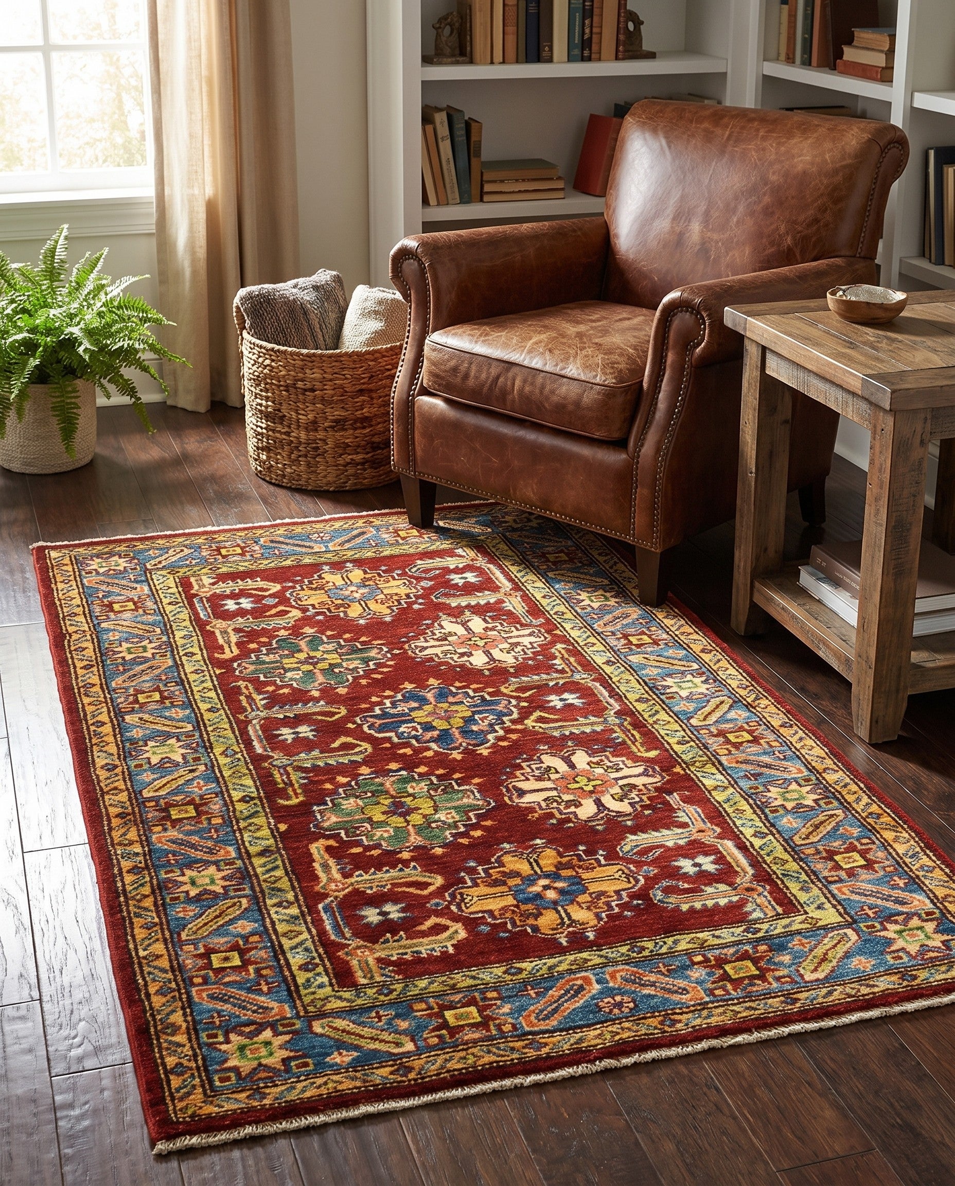 2' 8 x 4' 2 Hand Knotted Kazak Oriental Rug