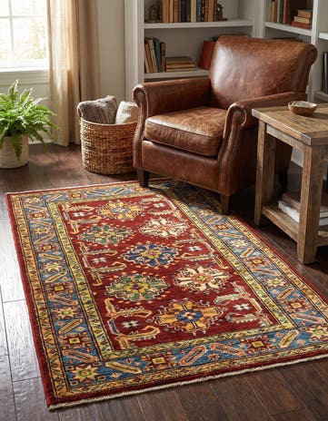 2' 8 x 4' 2 Hand Knotted Kazak Oriental Rug