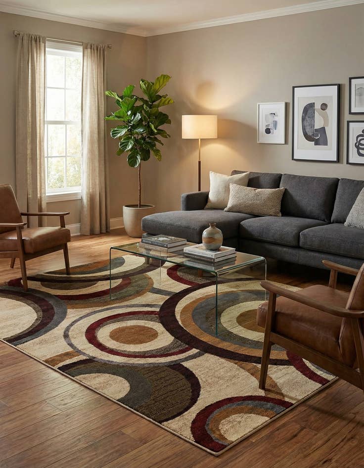 Detail image of 7' 10 x 10' Coffee Shop Rug
