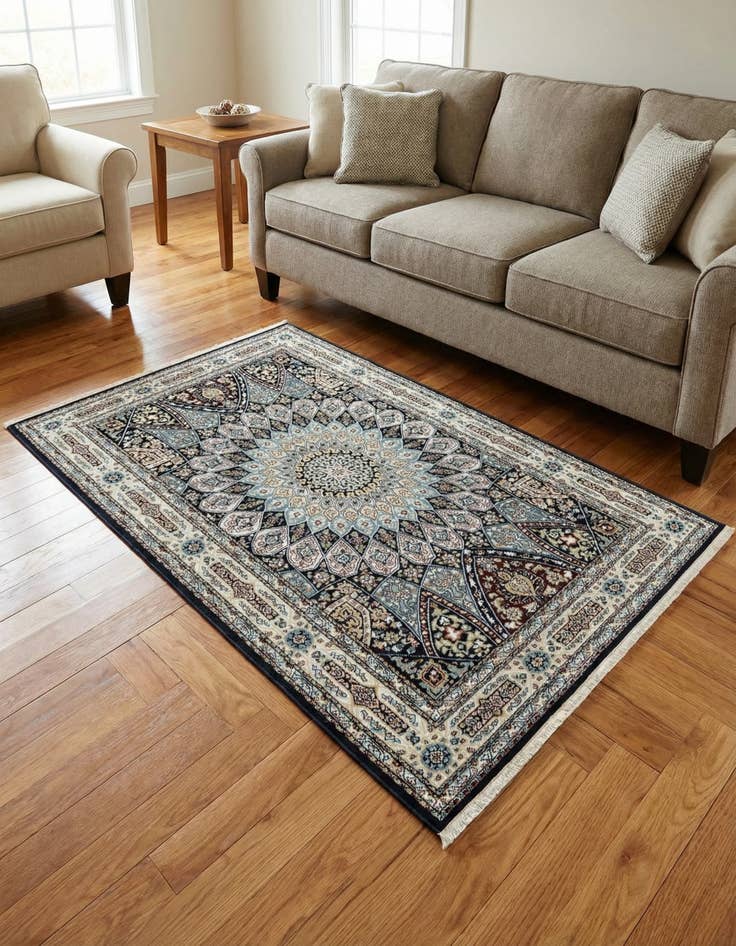 Detail image of 4' x 6' Nain Design Rug