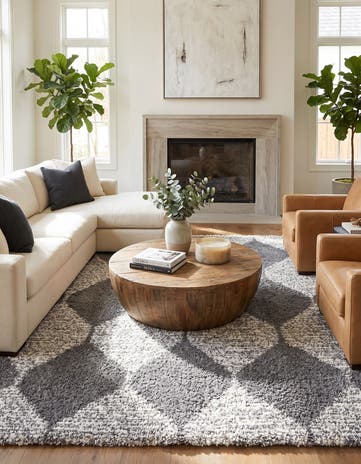 10' x 10' Serenity Shag Square Rug
