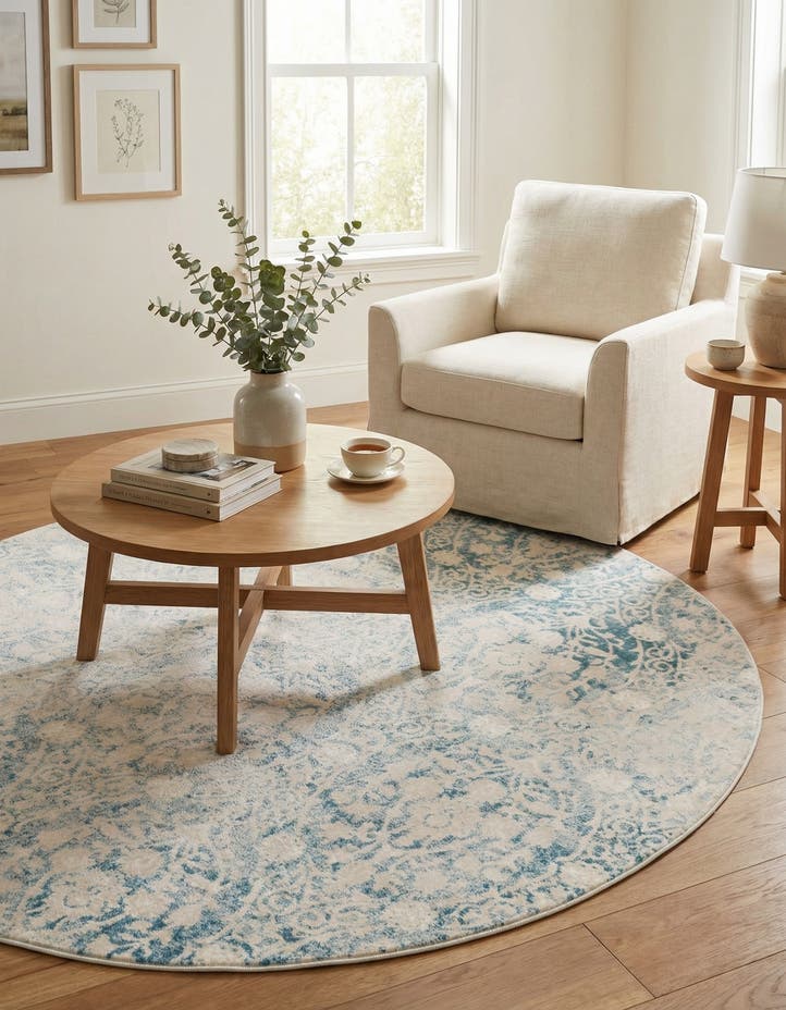 6' x 6' Modern Classical Round ...