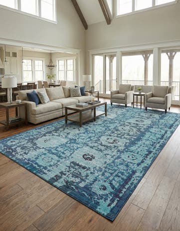 10' 6 x 16' 5 Washable Fleur Rug