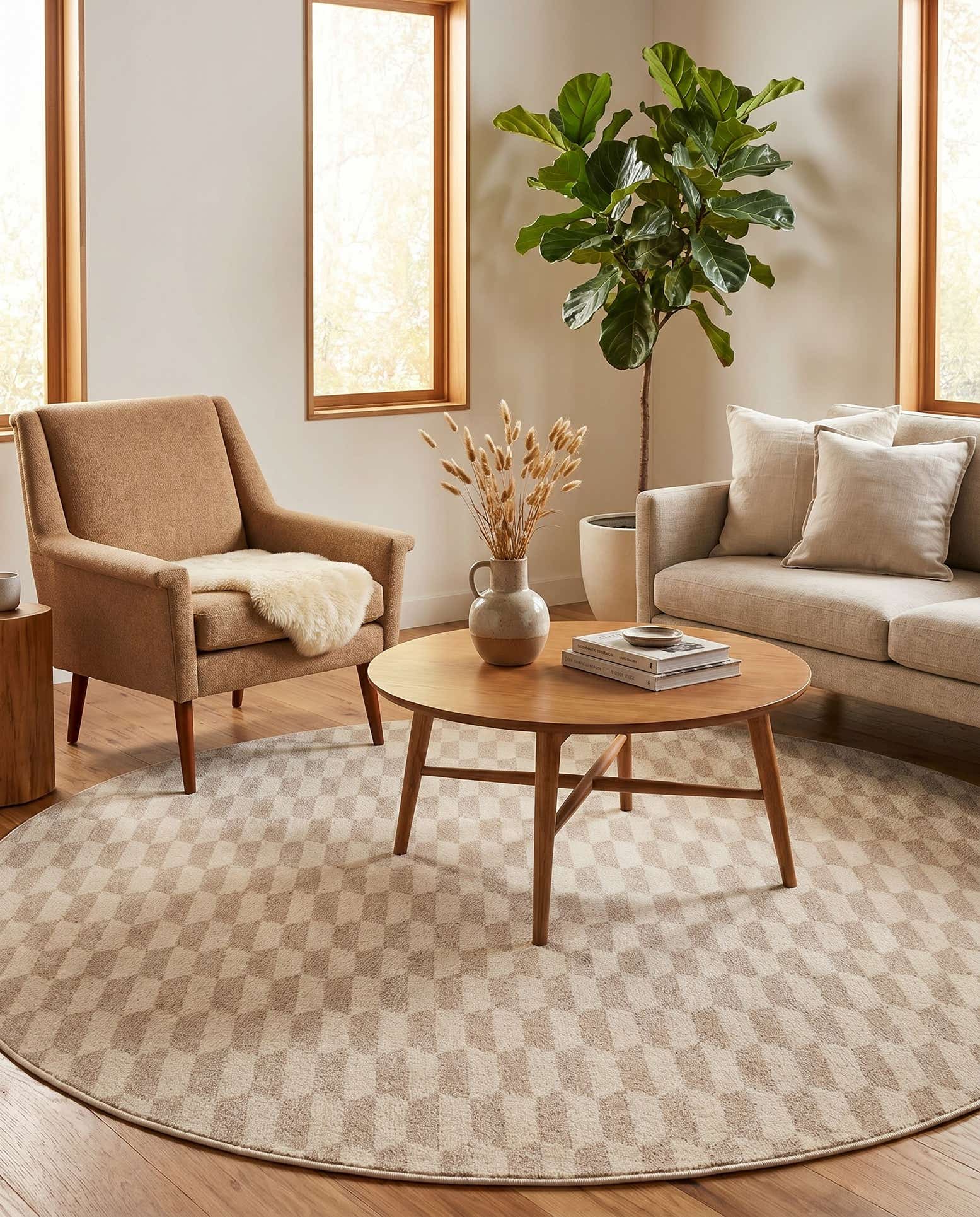 8' x 8' Contour Round Rug