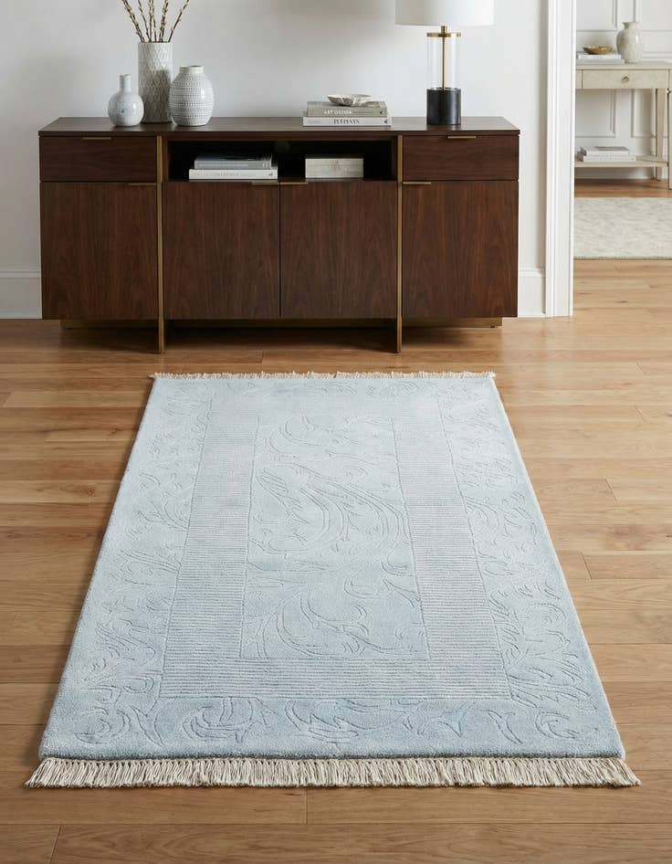 Detail image of 2' 9 x 5' 2 Hand Knotted Darya Wool Rug