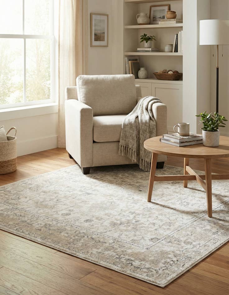 Detail image of 5' 3 x 5' 3 Oregon Square Rug