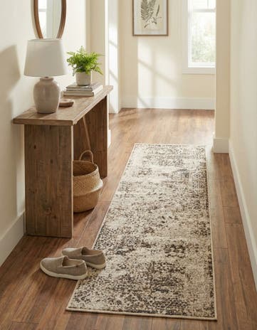 Cream Sahara Runner Rug