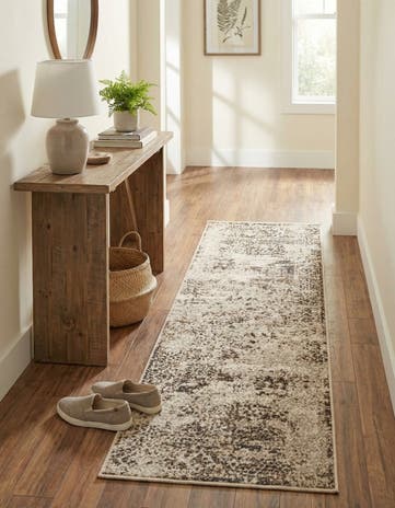 Cream Sahara Runner Rug