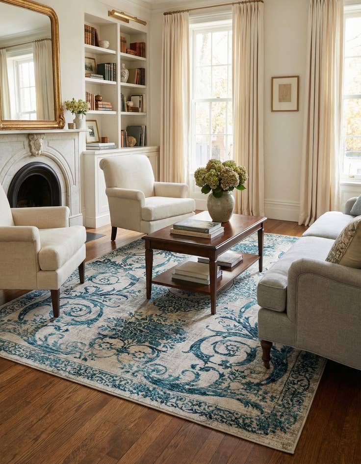 Detail image of 6' x 9' Finsbury Rug