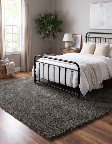 9' x 12' 2 Soft Solid Shag Rug