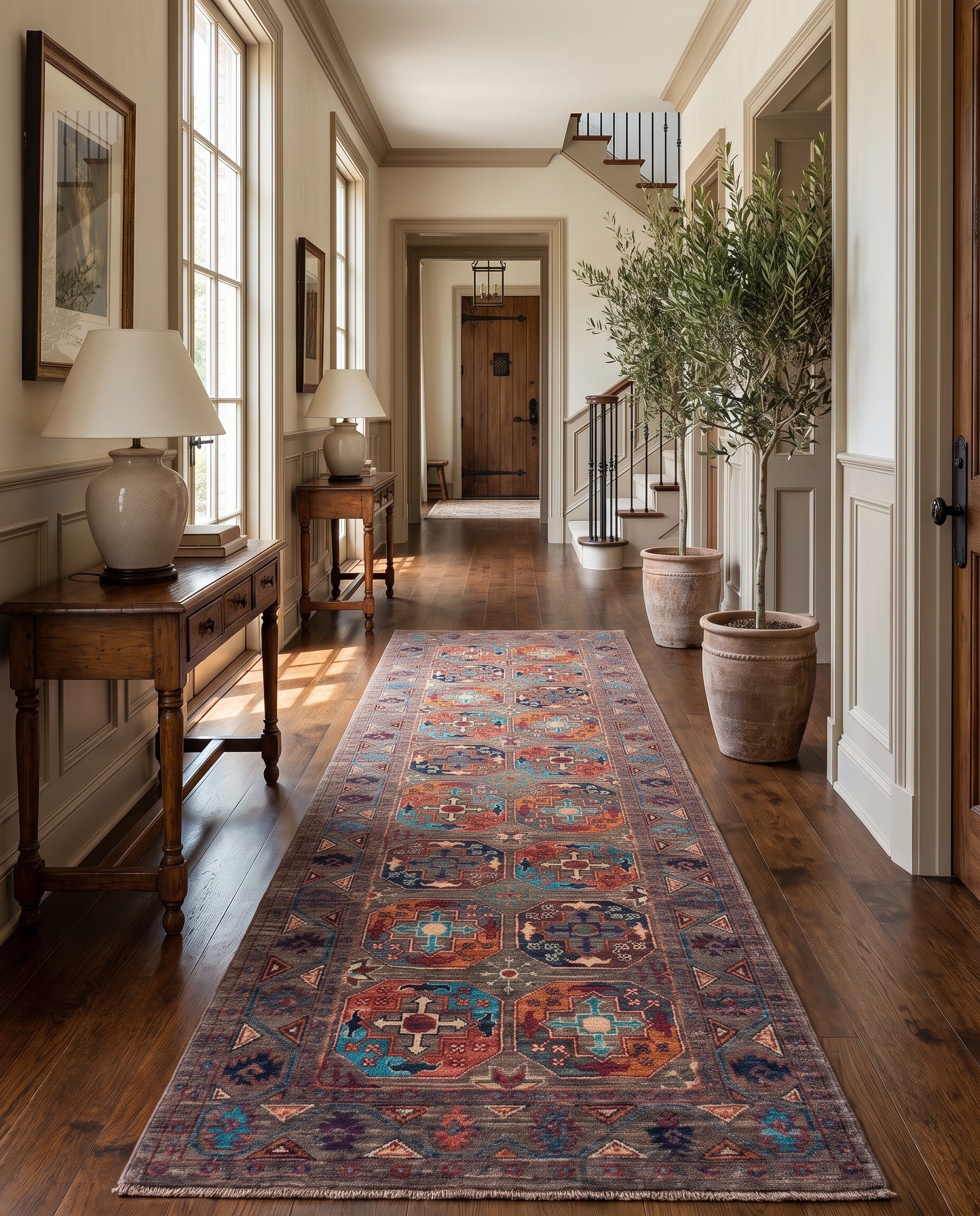 2' 8 x 10' 2 Hand Knotted Ariana Ziegler Runner Rug