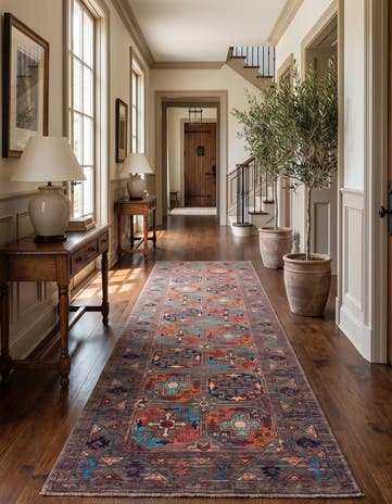 2' 8 x 10' 2 Hand Knotted Ariana Ziegler Runner Rug