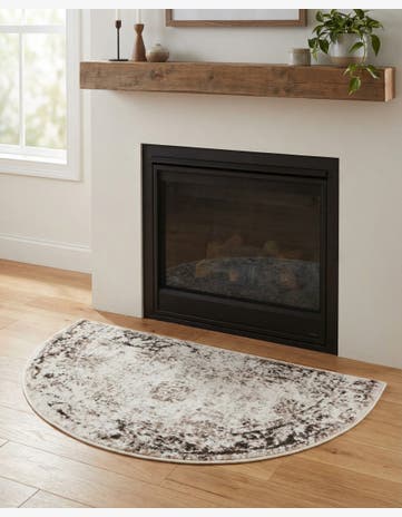 Beige Monaco Hearth Rug