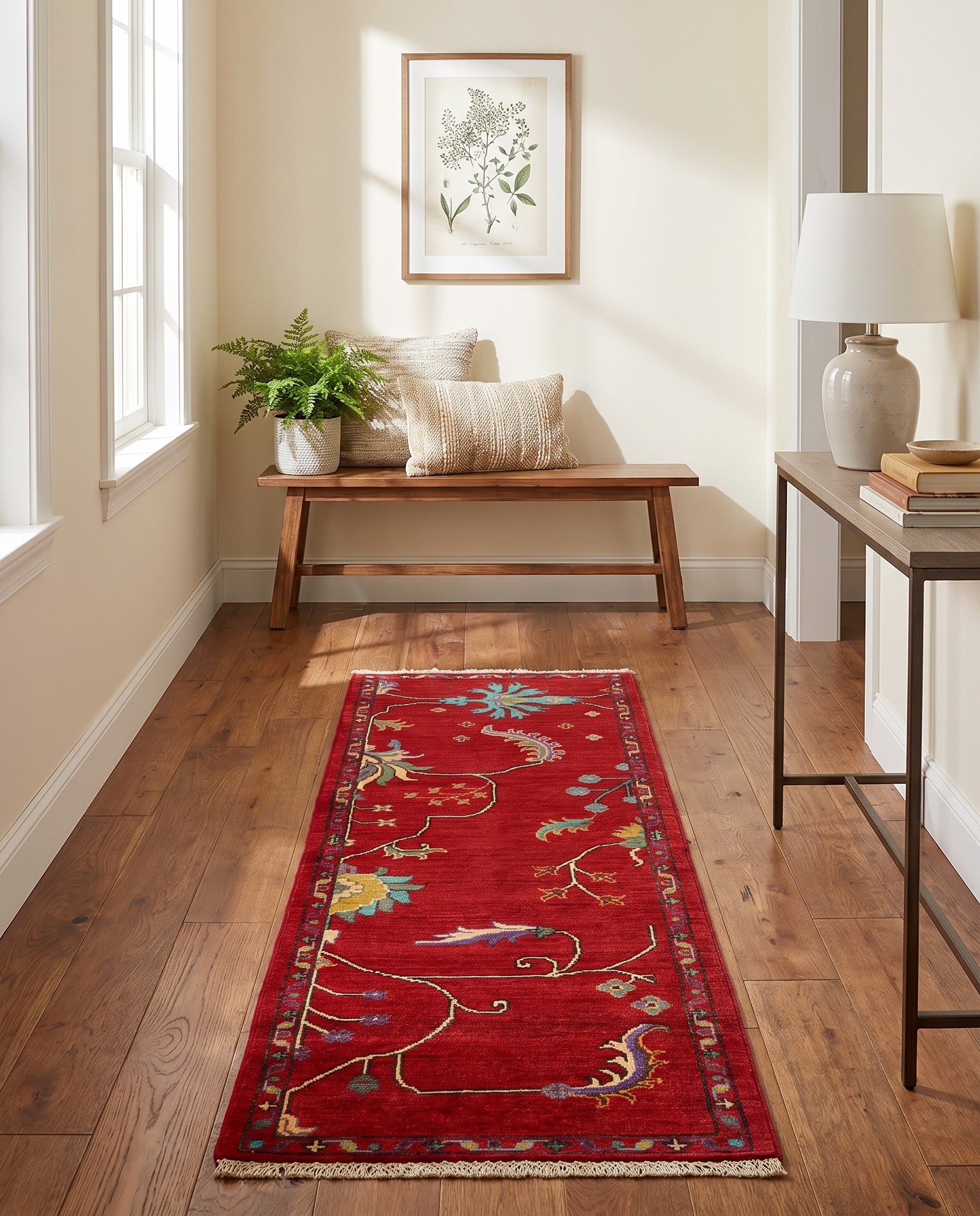 1' 10 x 5' 10 Hand Knotted Kazak Runner Rug