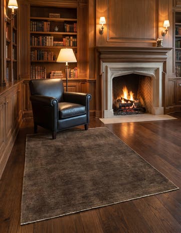 4' x 5' 10 Hand Knotted Over-Dyed Ziegler Rug