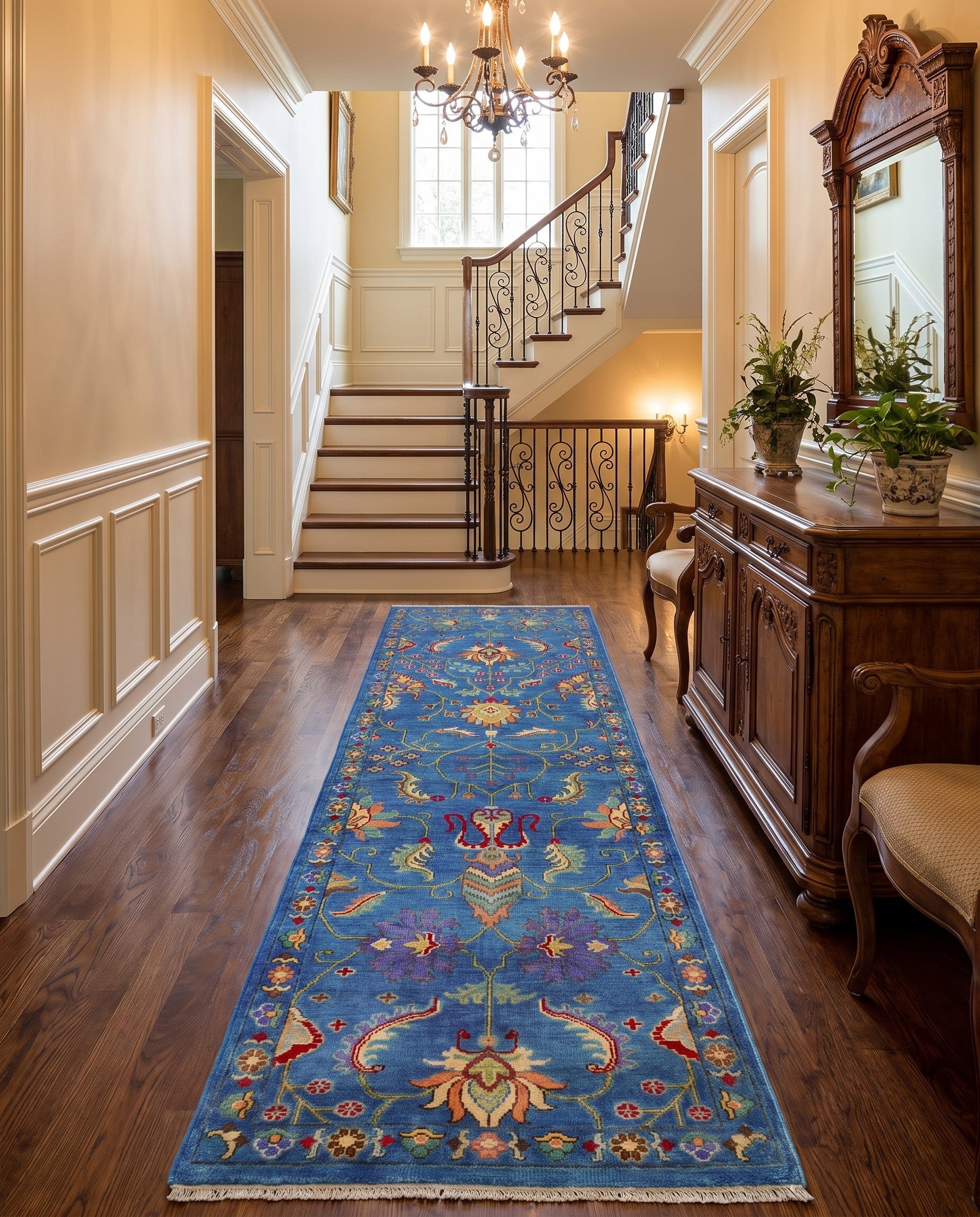 2' 9 x 9' 10 Hand Knotted Kazak Runner Rug