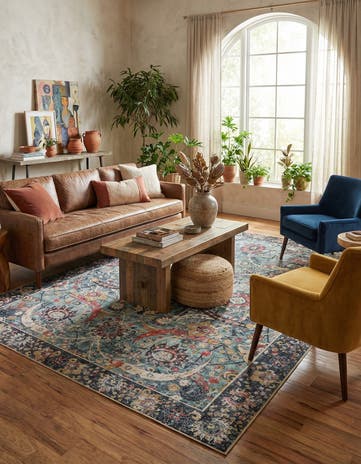 8' 4 x 12' Washable Timeless Rug