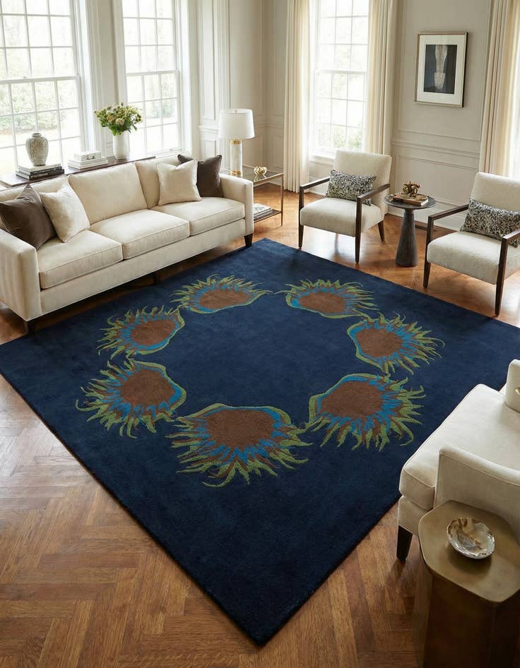 Detail image of 7' 7 x 7' 7 Luna Square Rug