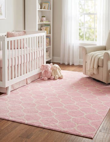 7' 10 x 10' Trellis Frieze Rug