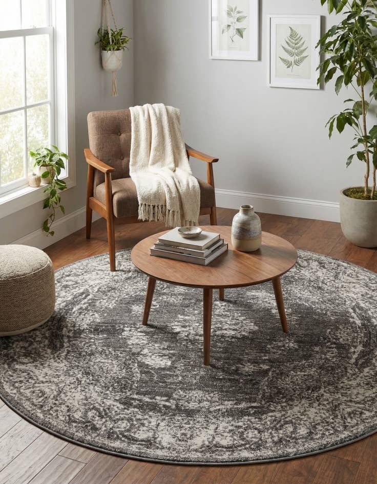 Detail image of 6' 1 x 6' 1 Aarhus Round Rug