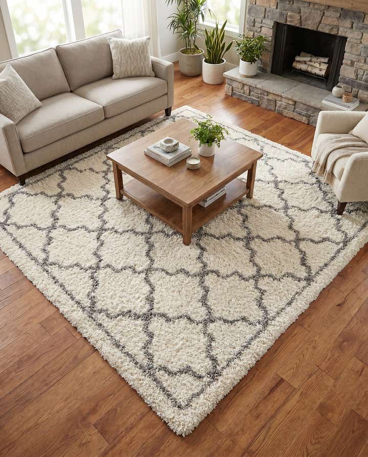 8' x 8' Infinity Shag Square Rug