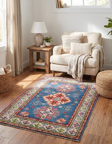 2' 9 x 4' 1 Hand Knotted Kazak Rug