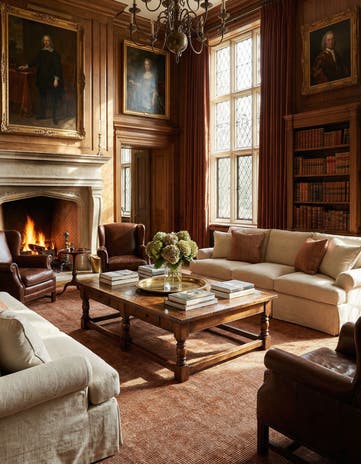 Cocoa Bean Brown Hand Woven Jill Zarin English Manor Wool Rug