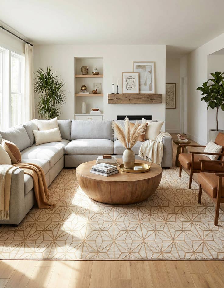 Detail image of Jill Zarin 10' x 10' Uptown Square Rug