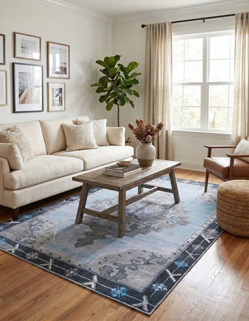 7' 6 x 10' 6 Washable Timeless Rug