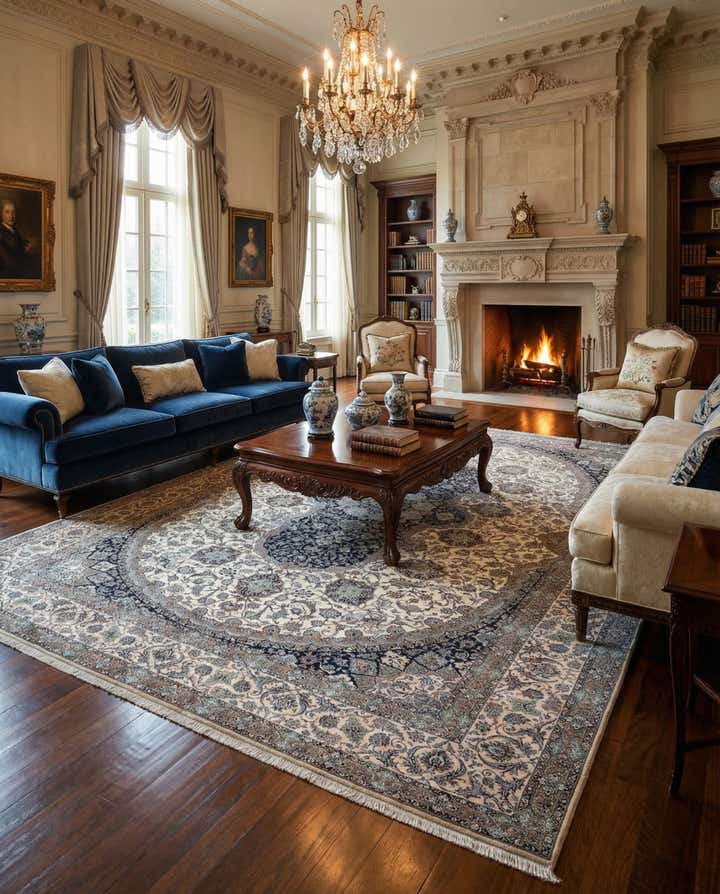 11' 6 x 16' 2 Hand Knotted Nain Persian Rug