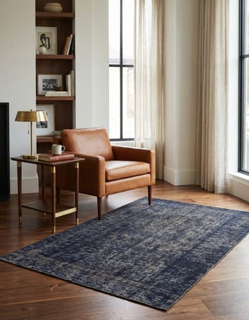3' 10 x 6' Hand Knotted Ultra Vintage Persian Wool Rug