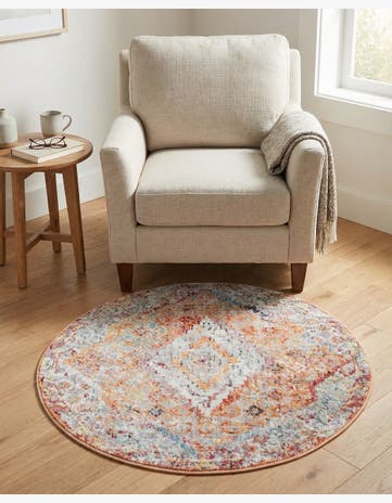 3' 3 x 3' 3 Williamsburg Round Rug