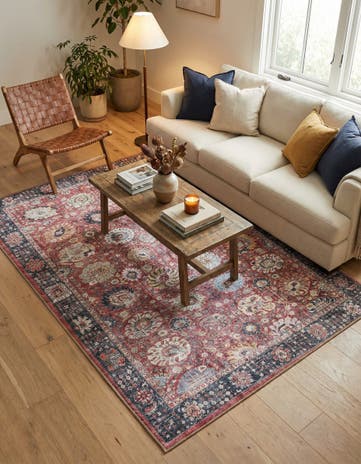 4' 1 x 6' 1 Washable Timeless Rug