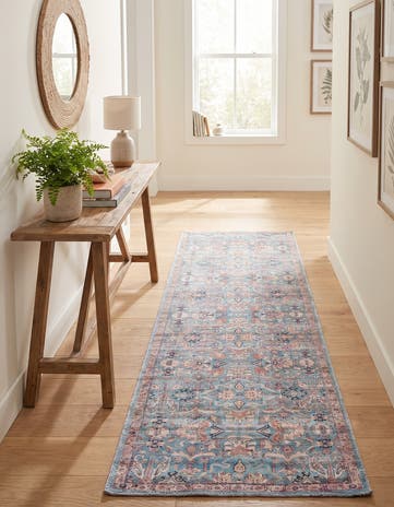 2' x 6' Washable Nostalgia Runner Rug
