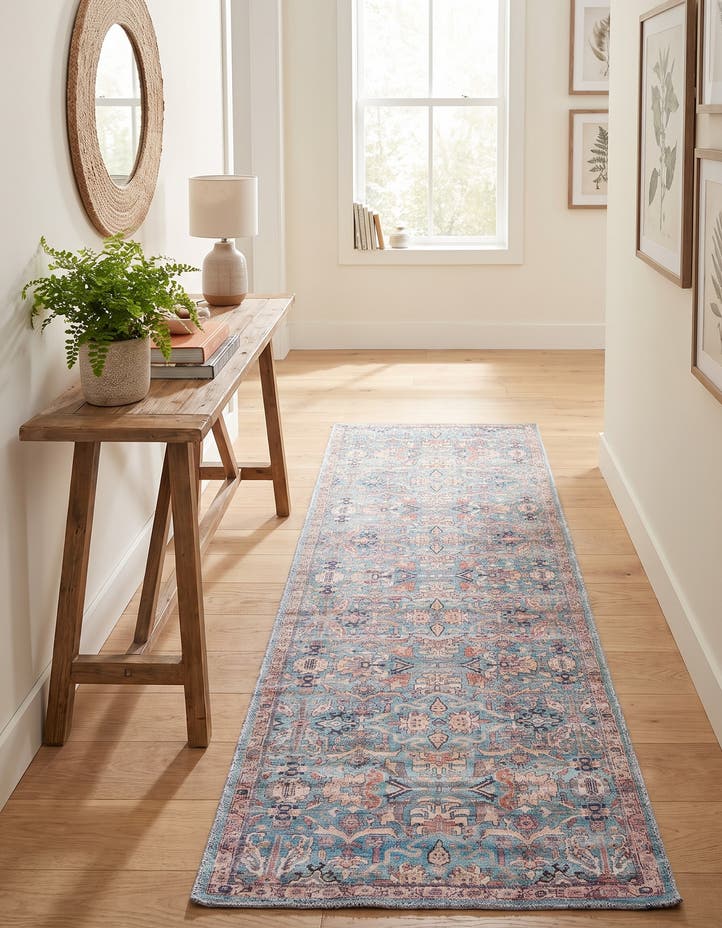 2' x 6' Washable Nostalgia Runner Rug