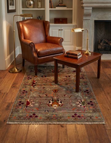 3' 2 x 4' 10 Hand Knotted Ariana Ziegler Rug