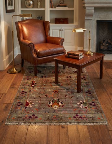 3' 2 x 4' 10 Hand Knotted Ariana Ziegler Rug