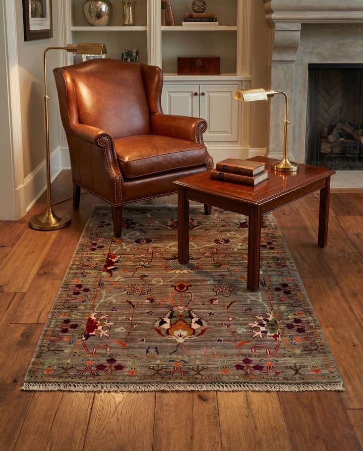 3' 2 x 4' 10 Hand Knotted Ariana Ziegler Rug