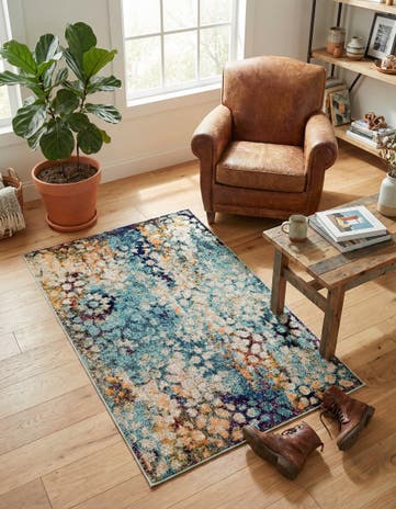 3' 3 x 5' 3 Washable Carnevale Rug