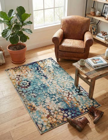 3' 3 x 5' 3 Washable Carnevale Rug
