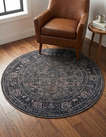 4' x 4' Yara Round Rug